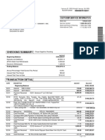 Chase bank statement summary for February 2022