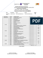 Pensum PNF ENFERMERIA OXA - MISION SUCRE