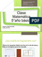 Matematica Quinto Básico Medidas Estandarizadas Clase 3