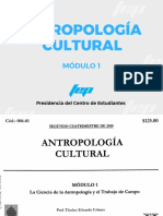 Antropología Cultural: Módulo 1