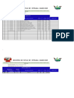 Registro de Notas de Entrada - Marzo 2023