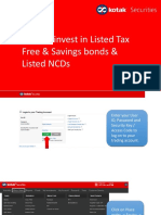 How To Invest in Listed Tax Free & Savings Bonds & Listed NCDs 1