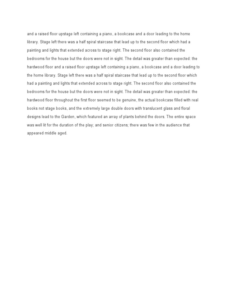 A Descriptive Look Inside a Home Theater Stage Setting PDF