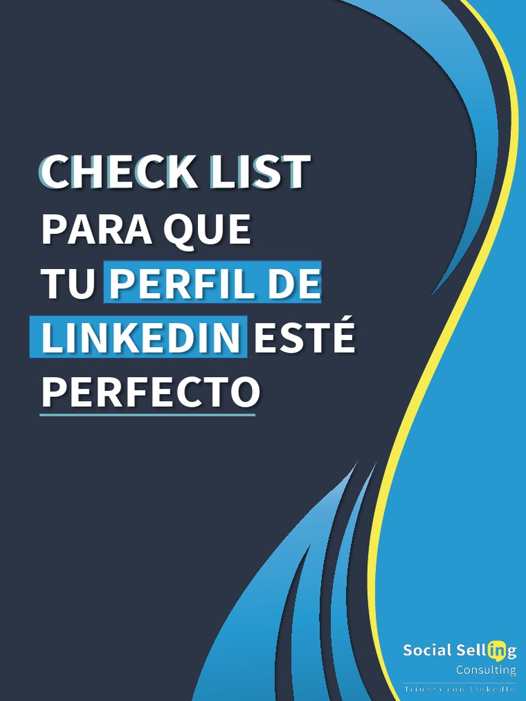 Check List para Tener Un Perfil 10 de LinkedIn | PDF