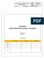 Programa de Trabajo para CPHS