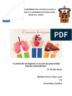 Ensayo Donacion de Organos