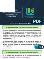 La Planeacion Urbana y La Ciencias Sociales en Colombia