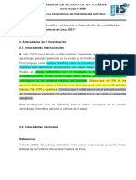 Estructura de Antecedentes de Investigación