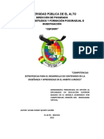 Universidad Pública de El Alto: Dirección de Posgrado Centro de Estudios Y Formación Posgradual E Investigación "Ceforpi"
