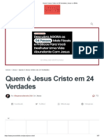 Quem É Jesus Cristo em 24 Verdades - Jesus e A Bíblia