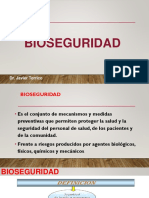 Bioseguridad: Dr. Javier Torrico