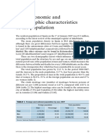 Socio-Economic and Demographic Characteristics of The Population