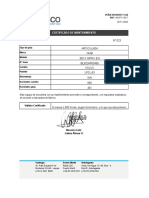 Certificado Mantencion 023 Control Minning LPCL-63