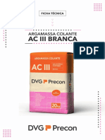 Argamassa Colante - AC III Branca