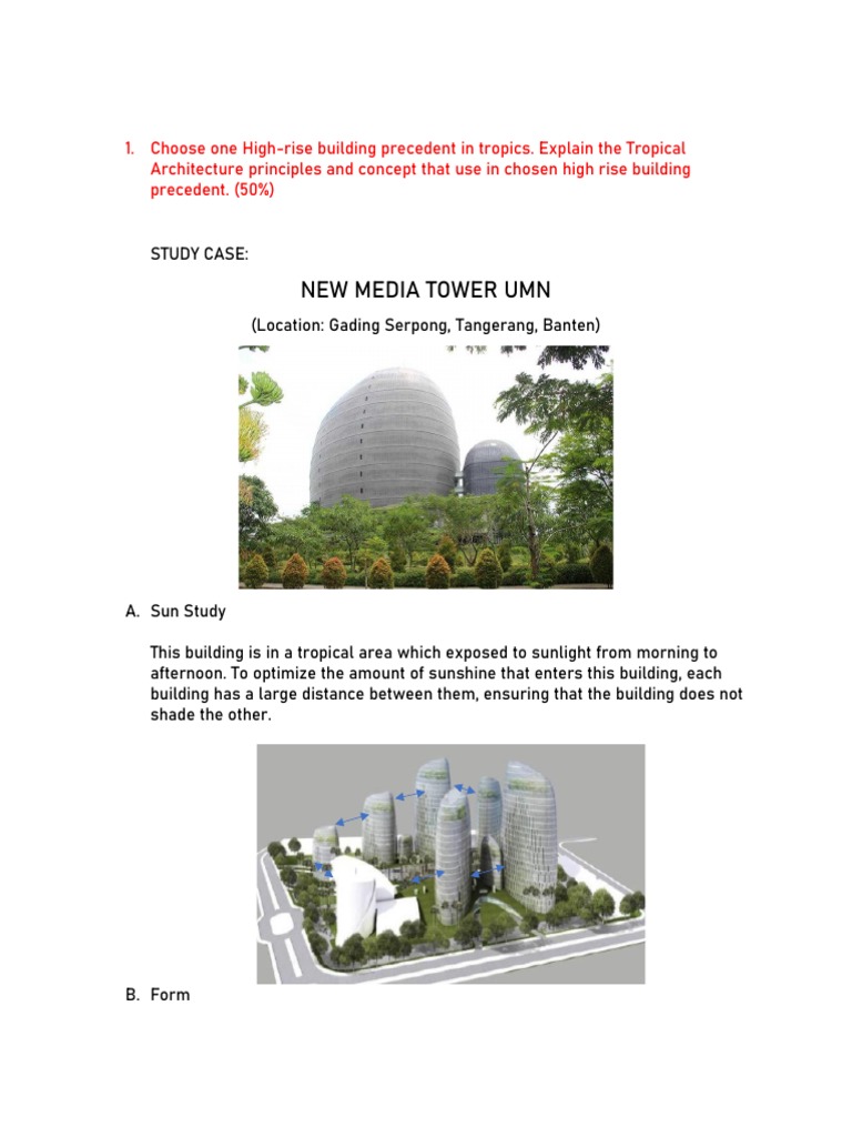 Tropical Architecture in UMN High-Rise | PDF | Sun | Lighting