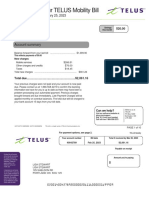 Your TELUS Mobility Bill: Account Summary