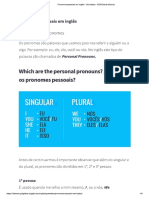 Personal Pronouns