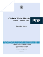 Christa Wolfs Was Bleibt: Kontext - Paratext - Text