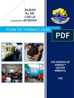 Plan de Trabajo 2020: Municipalidad Distrital de Carmen de La Legua Reynoso