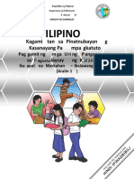 Filipino4 Q4 W2 A1 Uri-ng-Pangungusap FINAL