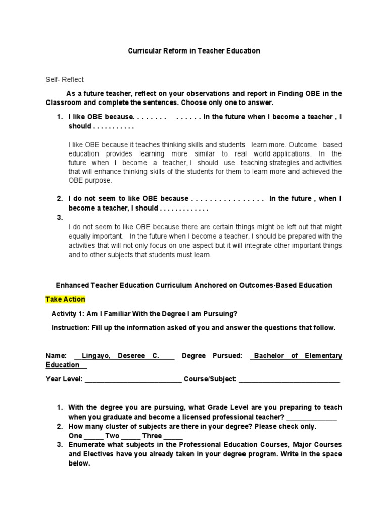 Curricular Reform in Teacher Education | PDF | Teachers | Curriculum