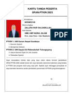 KARTU TANDA PESERTA SPAN-PTKIN 2023