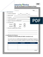 FPOP00-1 Evaluación de Proveedores