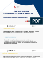 Principales Obligaciones en Seguridad Y Salud en El Trabajo: Asesoría A Usuarios Del Aplicativo "Autodiagnóstico de SST"