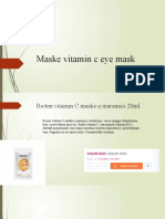 Maske Vitamin C Eye Mask
