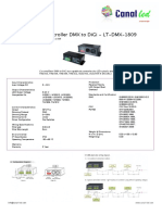 LED Controller DMX To DiGi - LT-DMX-1809