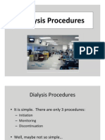 Dialysis Procedures