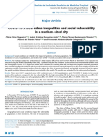 NOGUEIRA Et Al (2022) - COVID-19's Intra-Urban Inequalities and Social Vulnerability in A Medium-Sized City