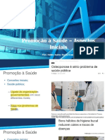 Promoção À Saúde - Aspectos Iniciais: Prof. Helder Andrey Rocha Gomes