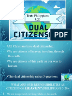 Dual Citizenship Responsibilities