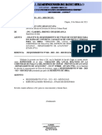 Inf. N°011 - So - Solicito El Req. de Utiles de Escritorio