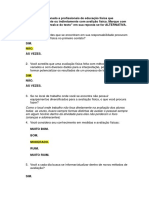 Questionário para Profissionais de Educação Física - GUILHEME GODINHO