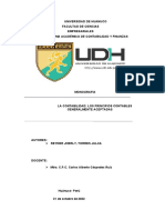 Universidad de Huanuco Facultad de Ciencias Empresariales Programa Académico de Contabilidad Y Finanzas