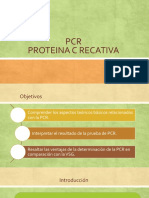 PCR Proteina C Recativa