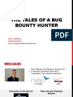 OWASPBNL The Tales of A Bug Bounty Hunter