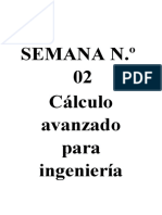 Semana N.º 02 Cálculo Avanzado para Ingeniería