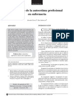 Desarrollo de La Autoestima Profesional en Enfermería