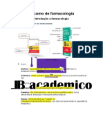 Resumo de Farmacologia: Introdução A Farmacologia