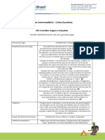 Curso Intermediário - Linha Escotista: Tarefa: Detalhamento de Um Grande Jogo