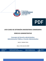 Sesión I - Función Administrativa, Adm Públ, Fuentes (15.01.19) LUCIO SANCHES