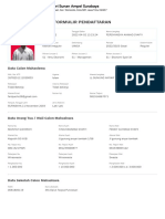 Formulir Pendaftaran: Data Calon Mahasiswa