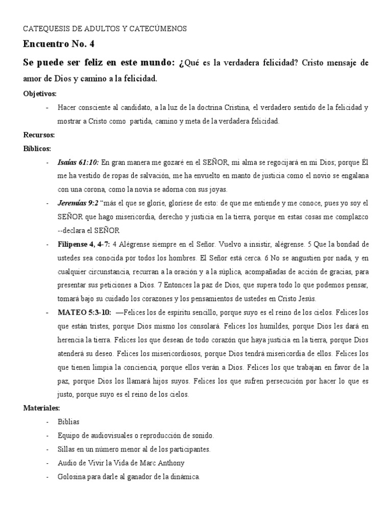Camino a la Felicidad Cristiana | PDF | Felicidad | La resurrección de ...