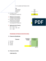 Nivel de Produccion 2022 Finanzas Ii