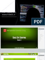 Cross Site Scripting