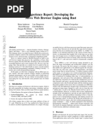 Experience Report: Developing The Servo Web Browser Engine Using Rust