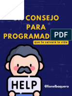 Un Consejo para Programadores